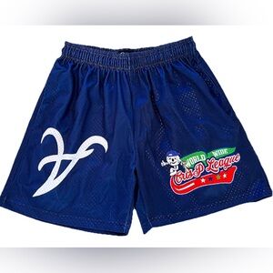 Crisp NYC Men's Medium Blue Atlanta Braves Shorts